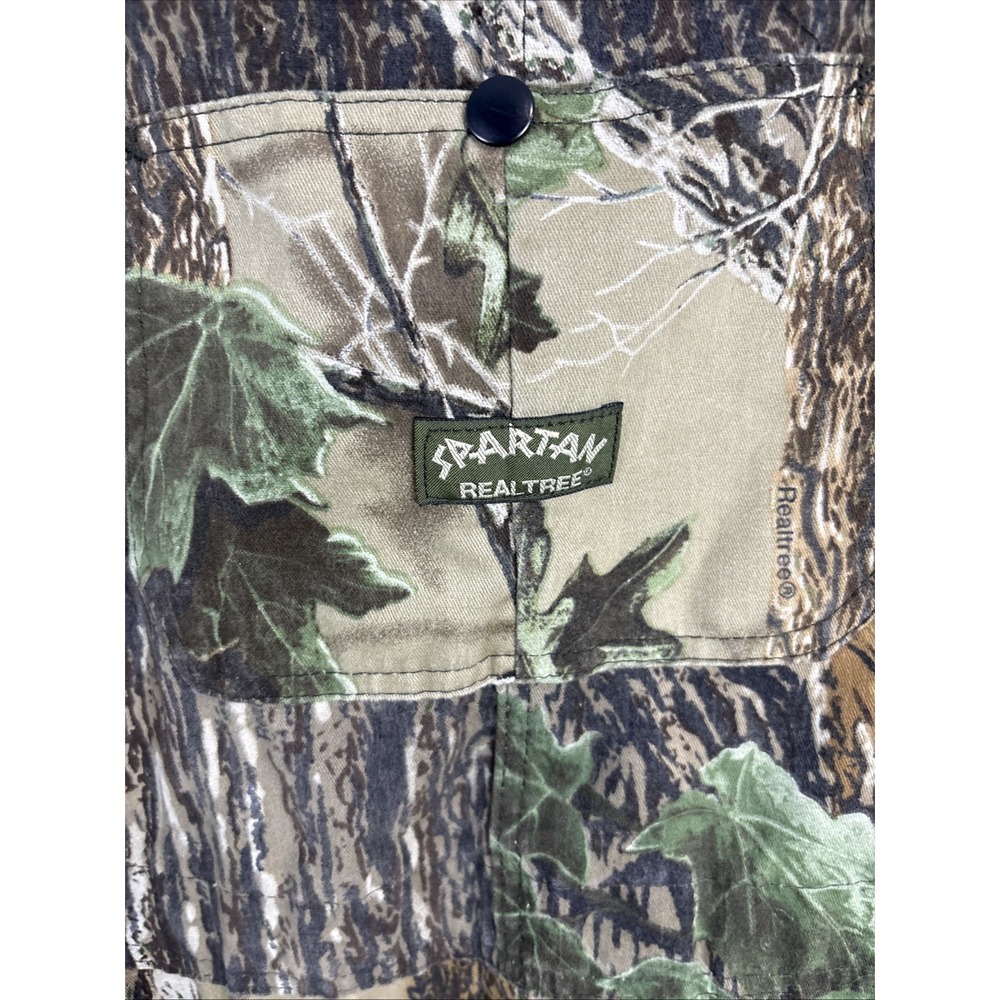 Vintage Spartan Overalls Men XXL Realtree Camo Hunting Outdoor Cargo USA